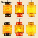 suspension rétro en peau de mouton pour décoration intérieure