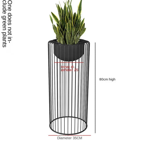 Gold Iron Flower Rack Indoor Vertical Plant Stand, Living Room Balcony, Elegant Flowerpot Holder, Modern Home Decor - vue 10 sur 10