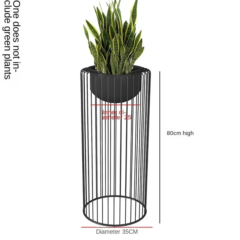 Gold Iron Flower Rack Indoor Vertical Plant Stand, Living Room Balcony, Elegant Flowerpot Holder, Modern Home Decor - vue 9 sur 10