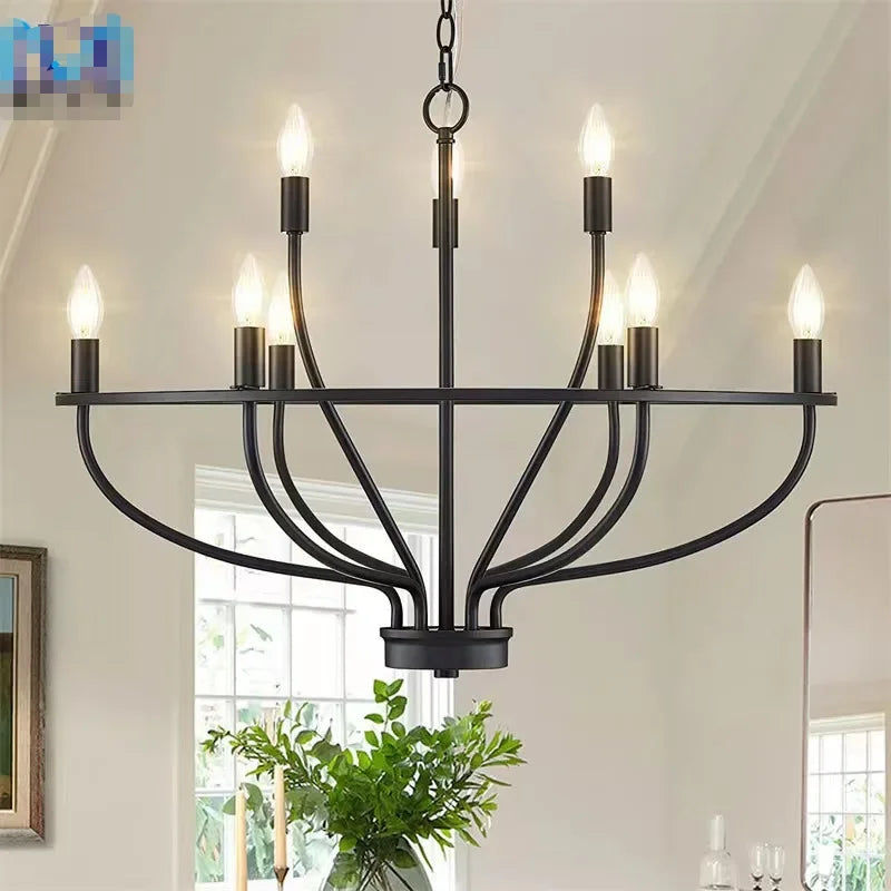 lustre suspension rétro led industriel anneau lumineux decorfixtures
