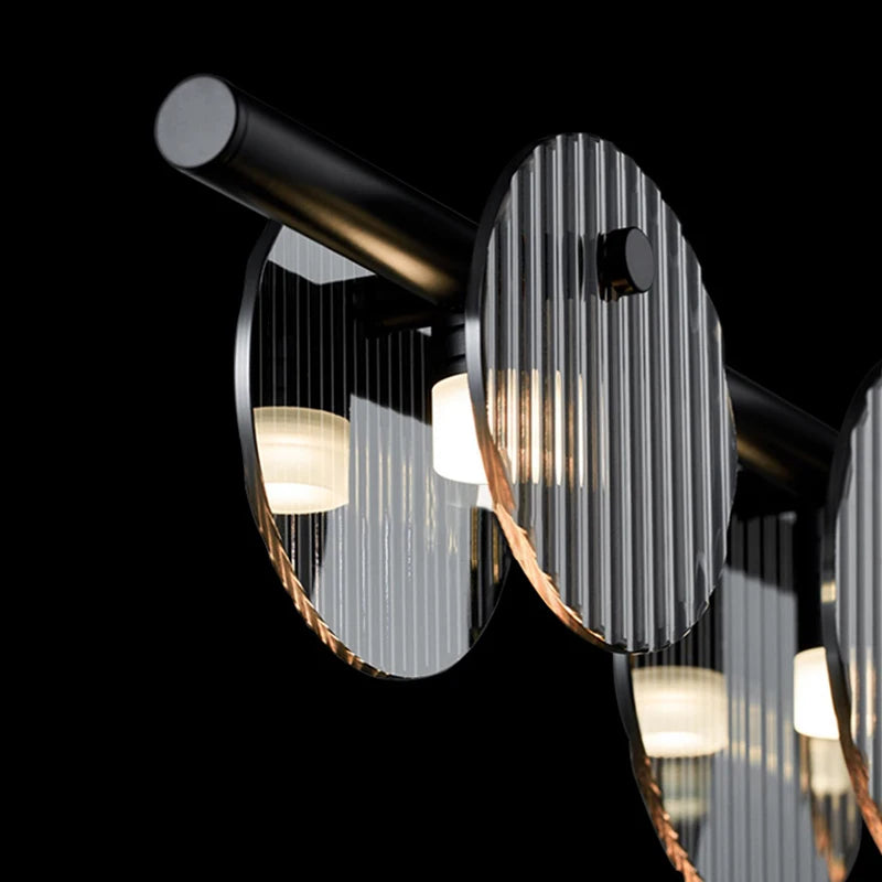 lustre à led moderne style minimaliste pour intérieur - vue 7 sur 9
