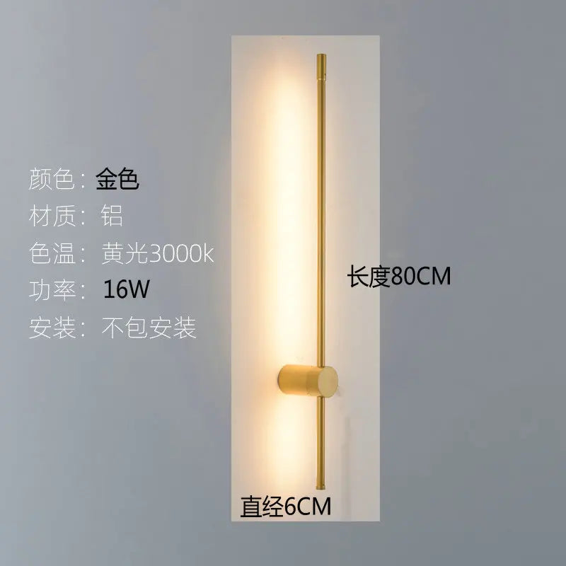 Nordic minimalist wall light modern decorative indoor lighting - vue 14 sur 20