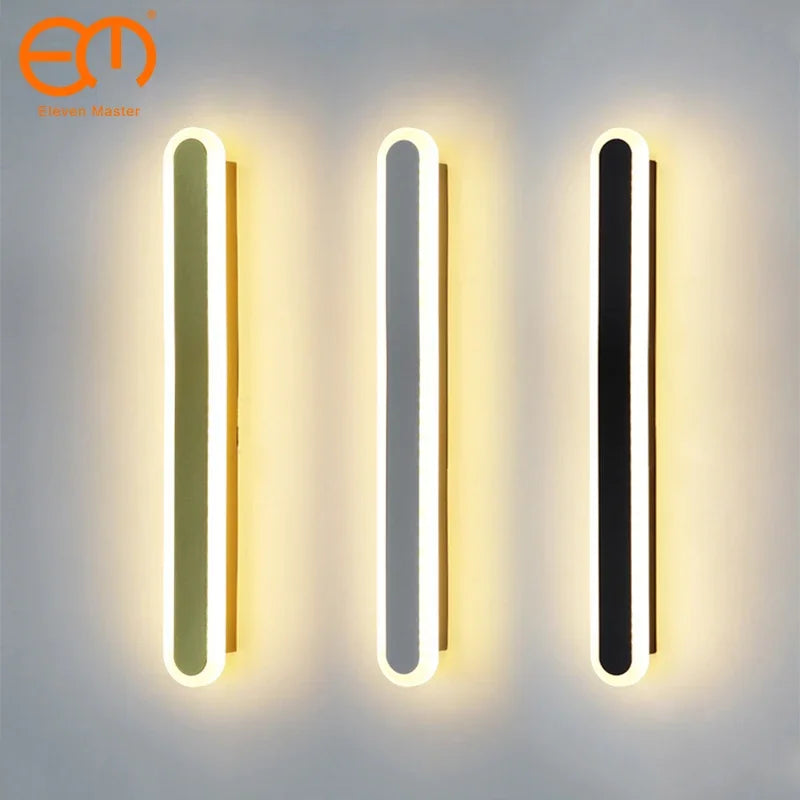 applique murale led minimaliste moderne pour fond de télévision - vue 2 sur 9