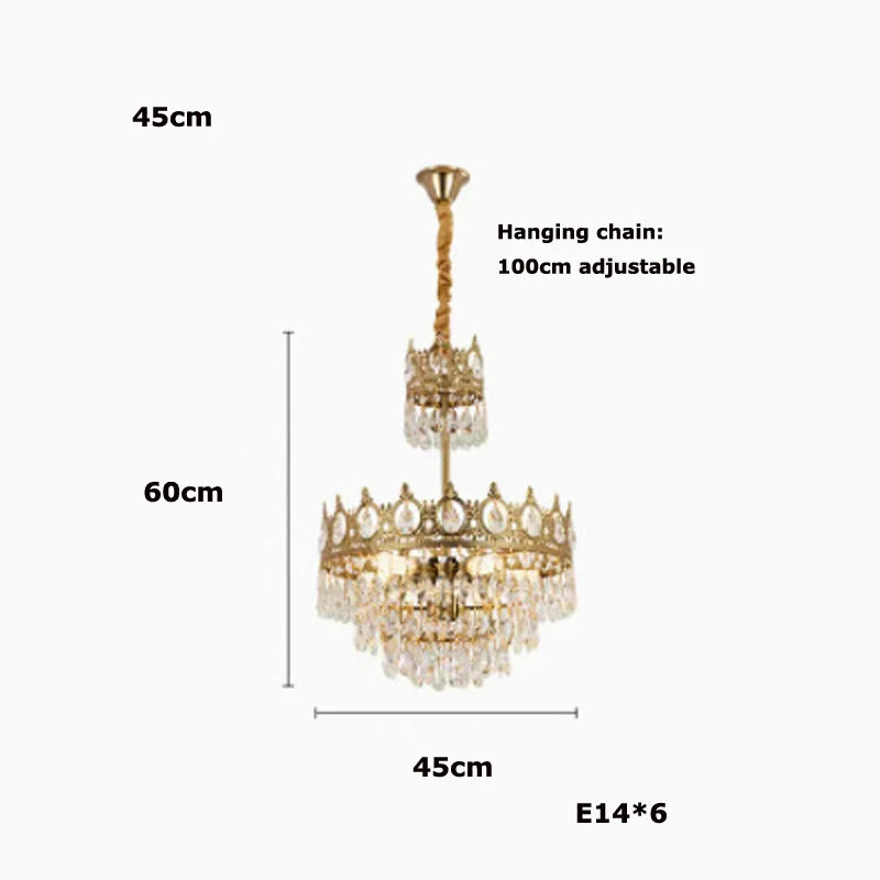 lustre en cristal k9 dimmable pour éclairage moderne - vue 12 sur 16