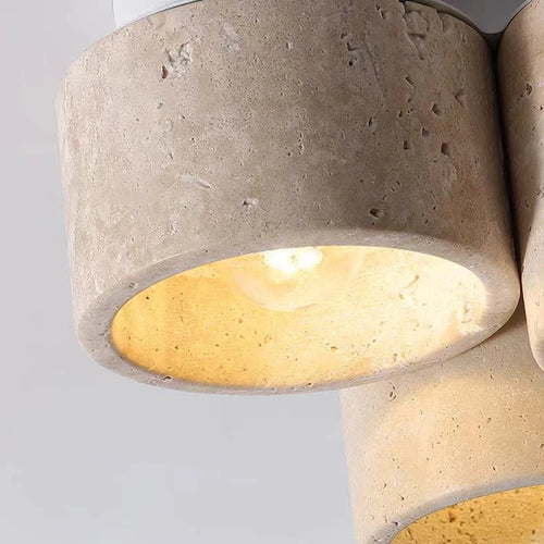 plafonnier en marbre naturel pour escaliers avec suspension