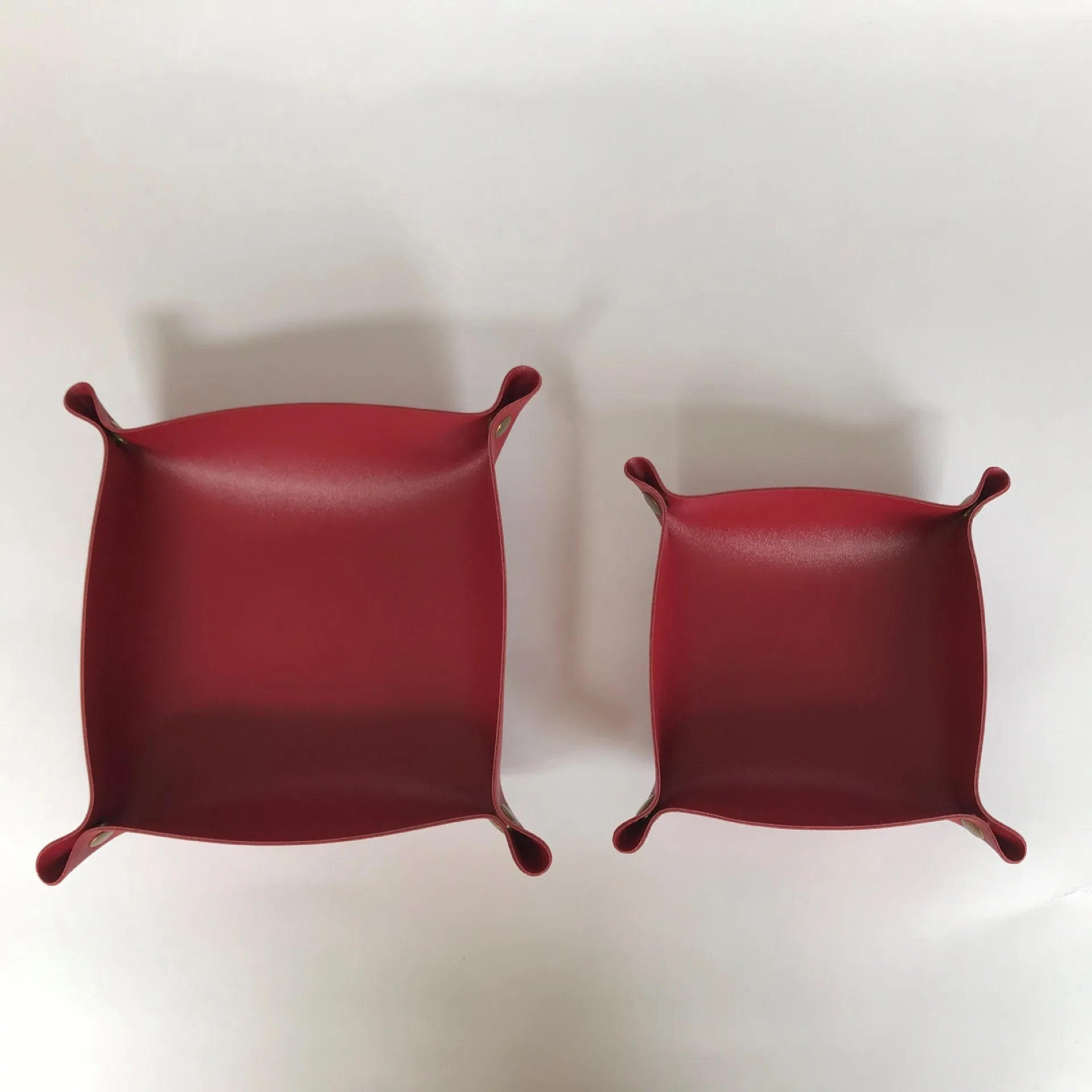 plateau de rangement en cuir pour bureau pliant décoratif - vue 10 sur 14