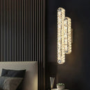applique murale led ovale moderne en cristal pour décoration intérieure