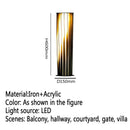 Contemporary outdoor LED lamp for garden and courtyard