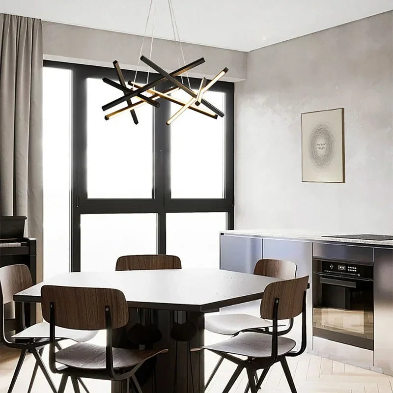 suspension à led moderne pour décoration intérieure élégante - vue 7 sur 8