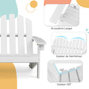 chaise adirondack pour enfants en bois résistante pour jardin et balcon