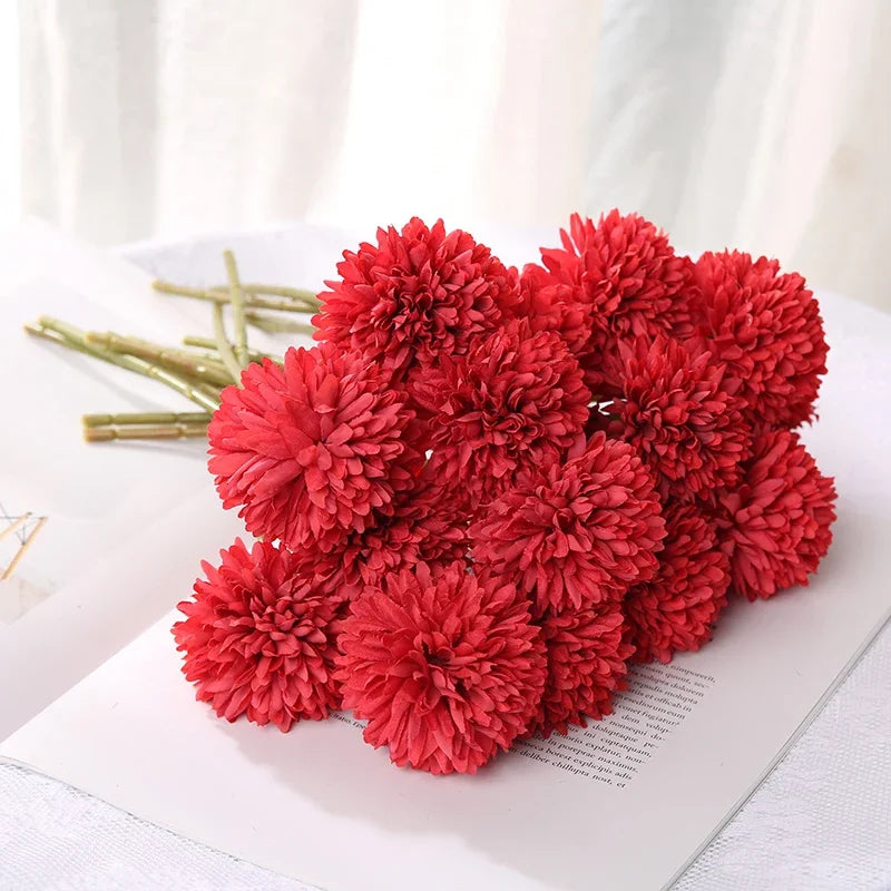 bouquet de fleurs artificielles pour décoration mariage et vases artisanaux - vue 15 sur 15