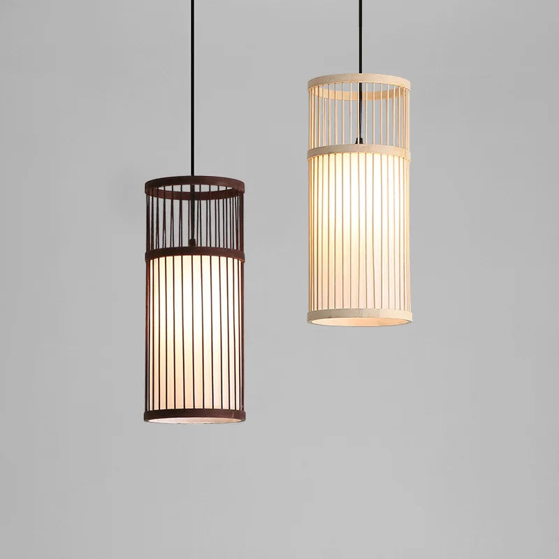 Lustres LED à tête unique de Style japonais - vue 3 sur 7