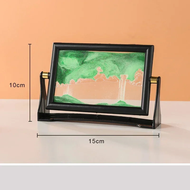 peinture artistique en mouvement sur sable créatif décoratif