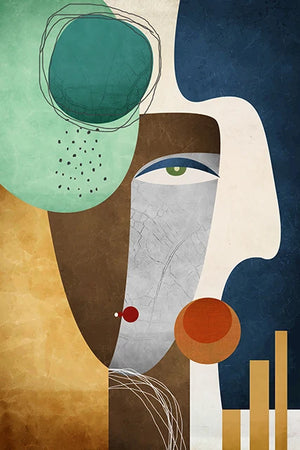 Modern abstract paintings for interior wall decoration