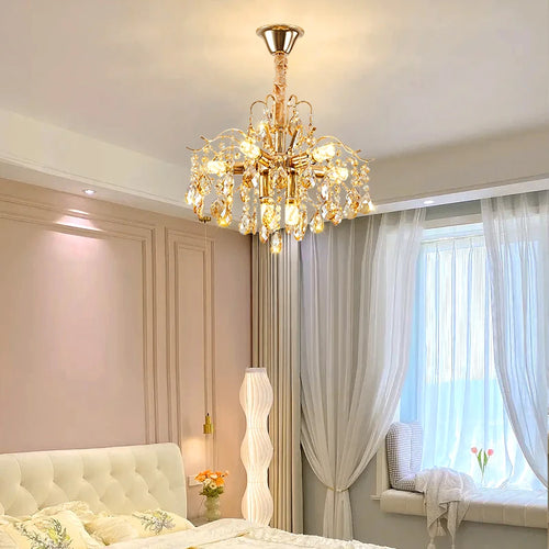 suspension nordique en cristal moderne et chaleureuse - vue 5 sur 10