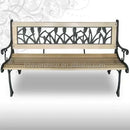 chaises de jardin en fonte et bois style antique