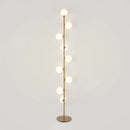 lampadaire boule de verre à 9 têtes design nordique décoratif