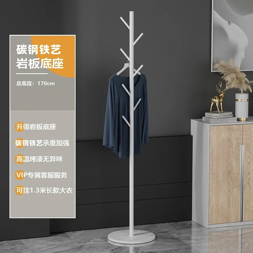 Multifunctional Floor Coat Rack, Hat Hanger, Tree Style, Freestanding Handbag Organizer, Luxury Storage Stand, 7 Hooks - vue 12 sur 28