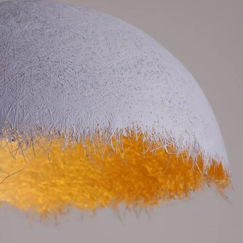 lustre led créatif demi-mois designer italien éclairage intérieur