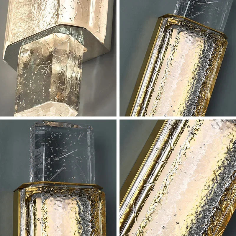 applique murale design luxe bulles cristal intérieur - vue 5 sur 8