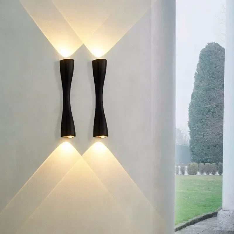 Applique murale extérieures en aluminium porche lumières IP65 étanche éclairage à la maison Cree Led de haute qualité - vue 4 sur 6