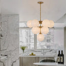 lustre en cuivre design moderne pour un intérieur élégant