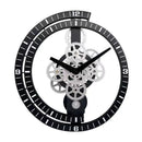 Industrial Gear Rotating Wall Clock, Silent Clock, Modern Design,Home Living Room,European Office Art Wall Decoration Horologe