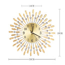 Crystal Sun Modern Style Silent Wall Clock 38X38/60X60/70X70cm, New Product Living Room Office Home Wall Decoration