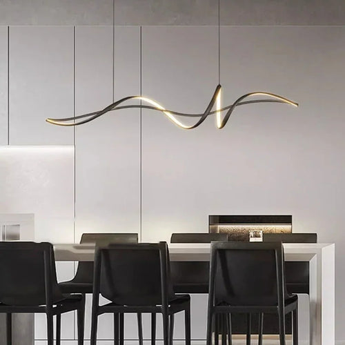 2024 Modern Home Decoration Circular LED Lights, Living Room Chandeliers, Dining Room Chandelier, Indoor Lighting - vue 7 sur 12