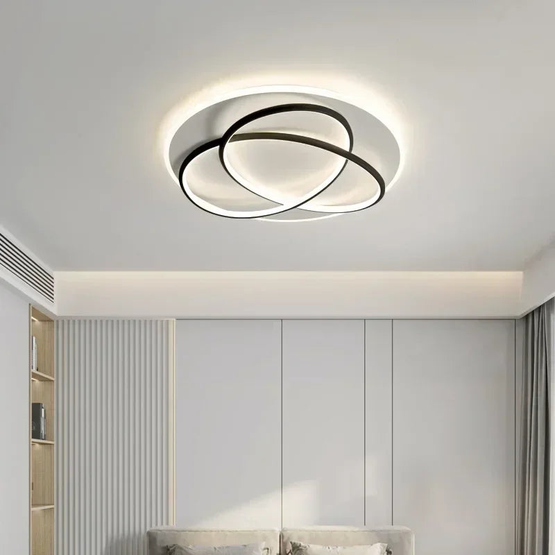 Modern minimalist LED ceiling light for decorative interiors - vue 6 sur 16