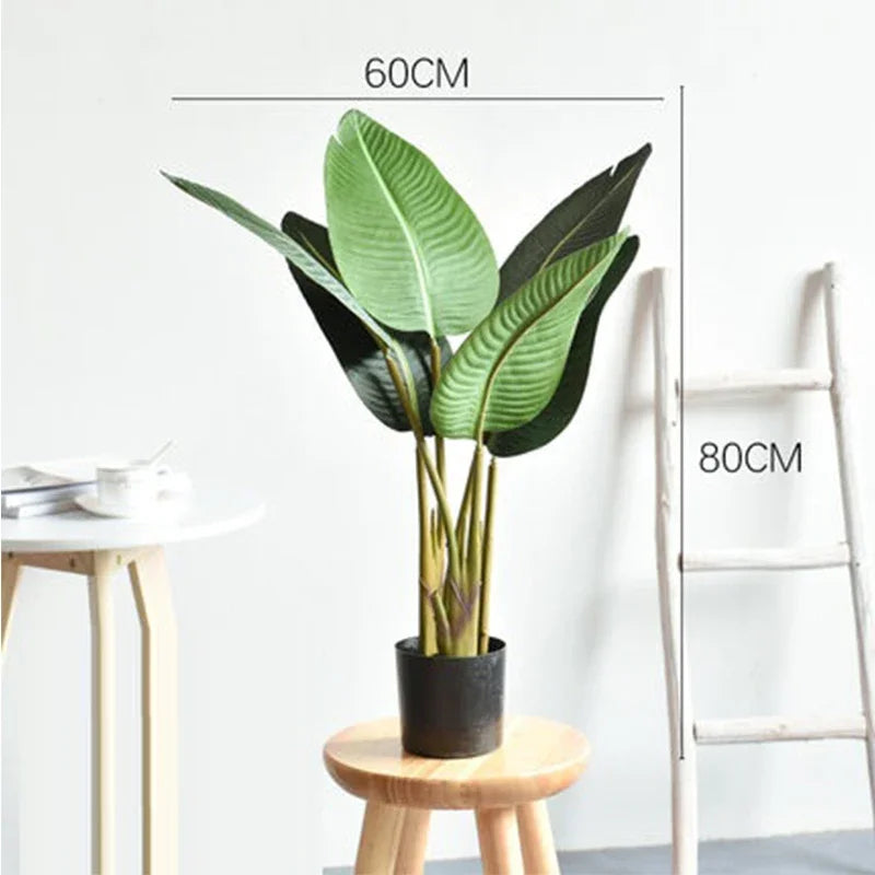 arbre de voyage artificiel à 6 feuilles pour décoration extérieure - vue 3 sur 6