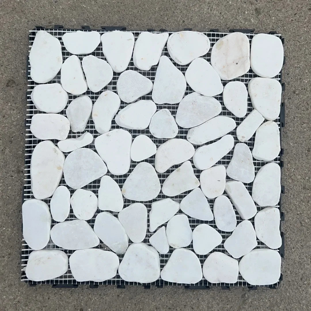 paves emboitables pierre sol exterieur jardin balcon - vue 5 sur 7