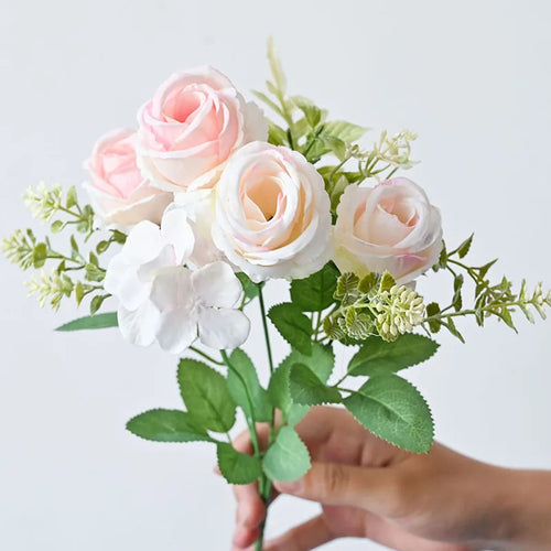 bouquet de pivoines artificielles rétro pour décoration de mariage - vue 5 sur 10