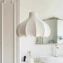 Minimalist nordic silk LED chandelier wabi sabi decorative indoor light
