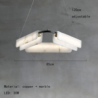 Lustre en marbre naturel