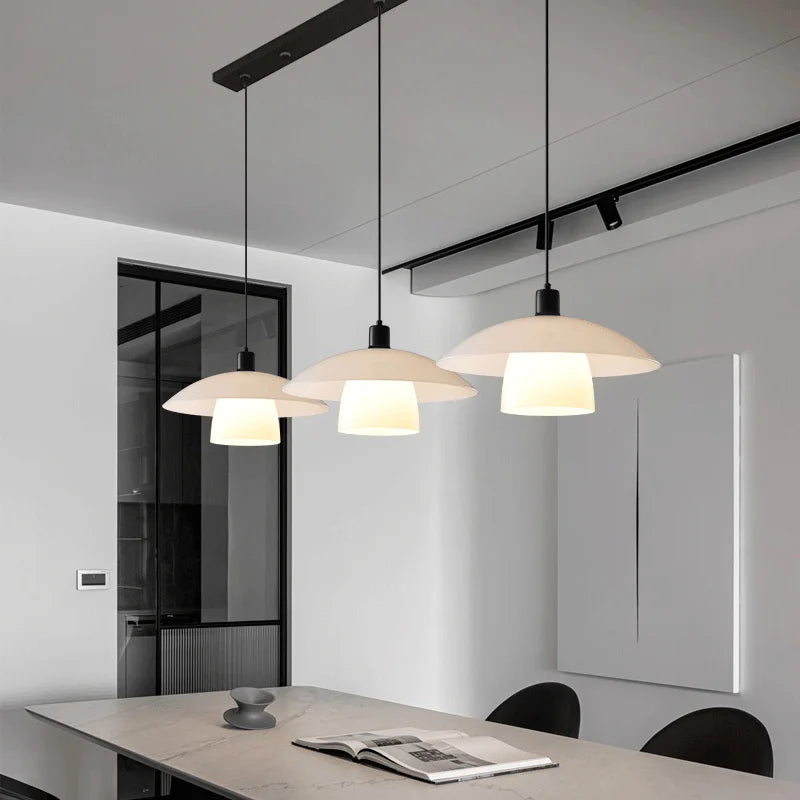 lustre led moderne soucoupe volante décoration hôtel bar art créatif - vue 5 sur 8