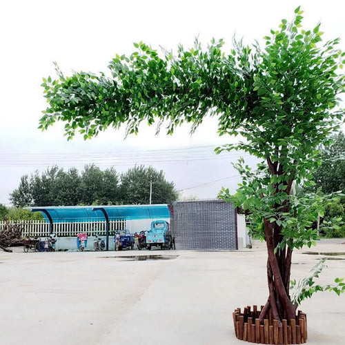 arbre artificiel banyan décoratif pour intérieur et hôtel - vue 14 sur 14