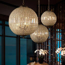 Suspension Lampe K9 Cristal Style Cour Médiévale