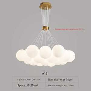 suspension design moderne en forme de lune