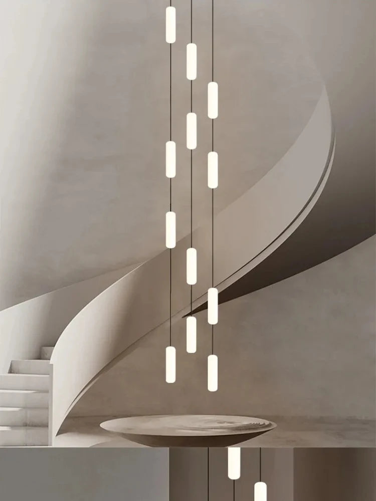 lustre à led moderne pour éclairage suspendu élégant - vue 3 sur 13