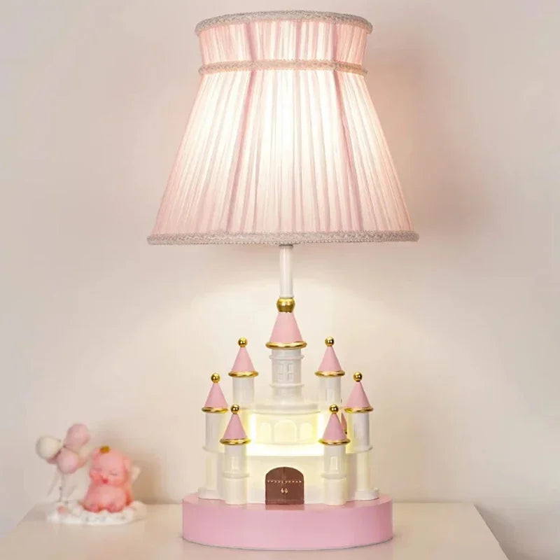 lampe de table moderne château princesse pour chambre enfant - vue 5 sur 8