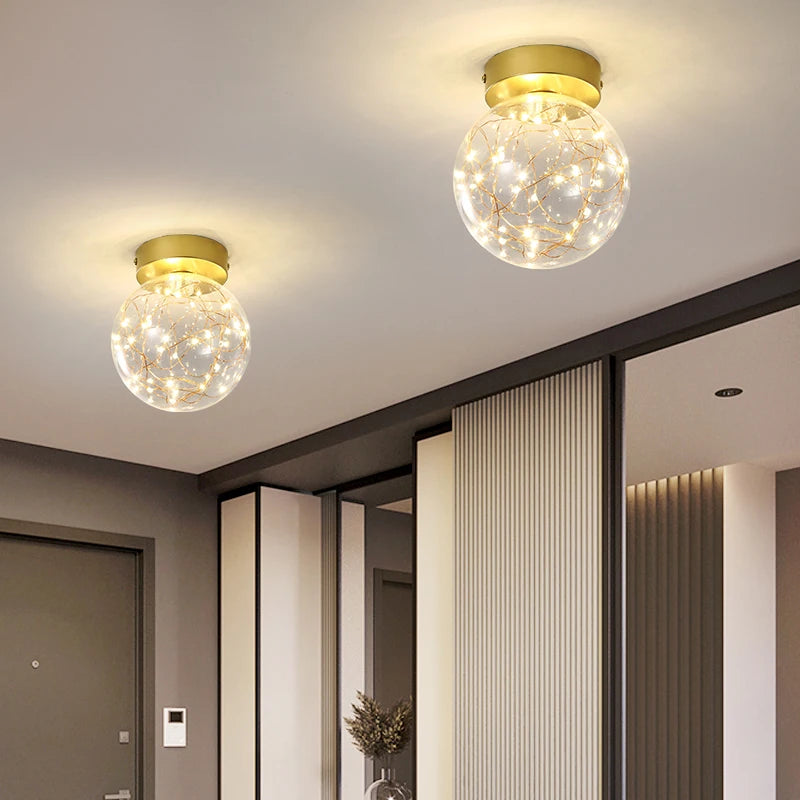 plafonnier LED simple Gypsophile veilleuse - vue 3 sur 7