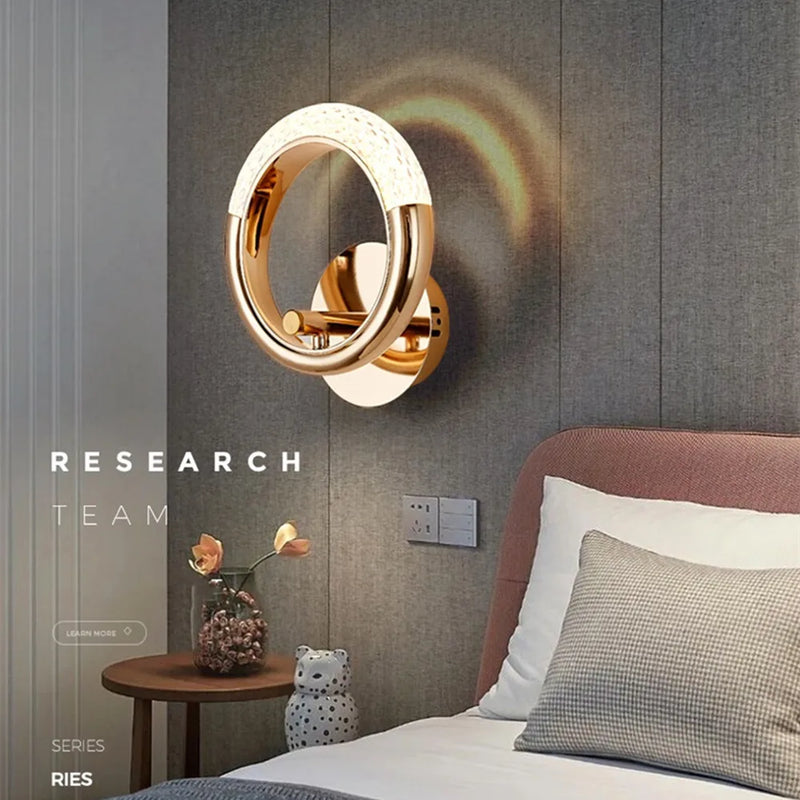 applique murale led moderne luminaire décoratif d'intérieur créatif
