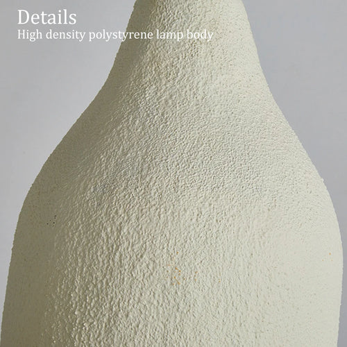 Suspension Wabi Sabi blanc cassé nordique bouteille d'eau forme 63 cm de haut chambre salle à manger