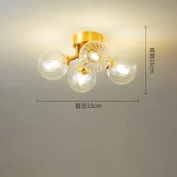 lustre moderne en forme de haricot magique pour décoration intérieure