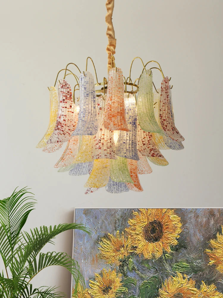 lustre en cristal de luxe rétro pour intérieur élégant - vue 3 sur 12
