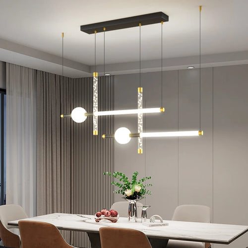 Modern minimalist design chandelier for contemporary interiors - vue 2 sur 8