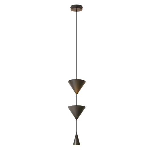 SANDYHA minimaliste noir blanc chevet suspension moderne Restaurant maison Led salon salle à manger Bar comptoir lampe conique - vue 7 sur 8