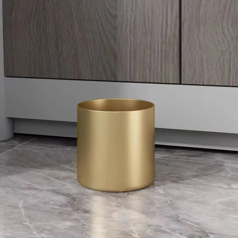 pot de fleurs cylindrique créatif en métal pour décoration intérieure - vue 11 sur 12