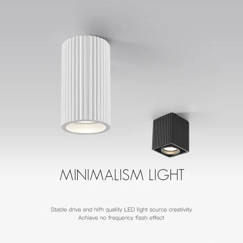 downlight nordique en résine simple pour décoration intérieure
